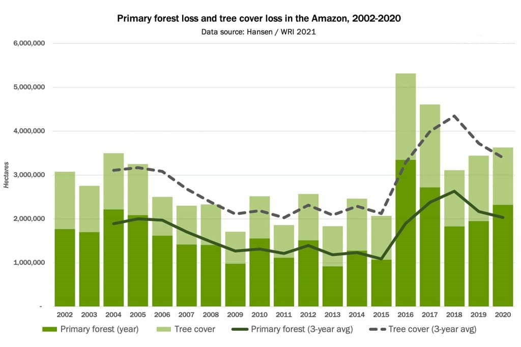 Loss of Amazon Forest