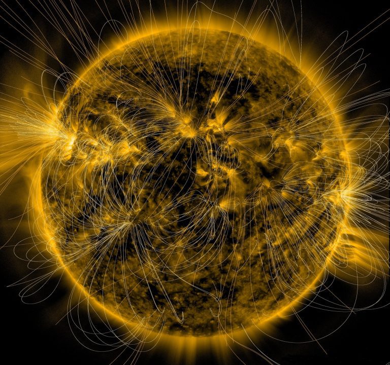 SOLAR STORM - VARIATION IN SOLAR MAGNETIC FIELD