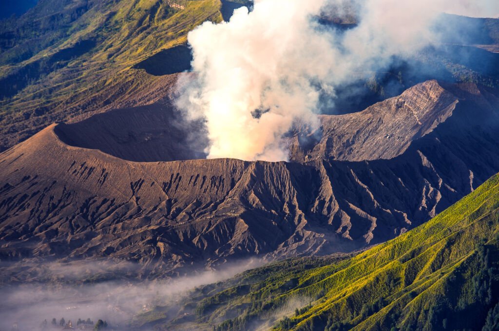 Mt. Bromo volcano - active volcano