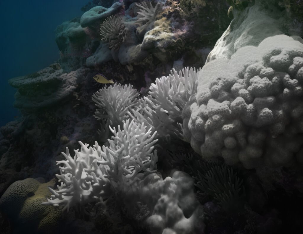 Examples of Coral Bleaching in 2024