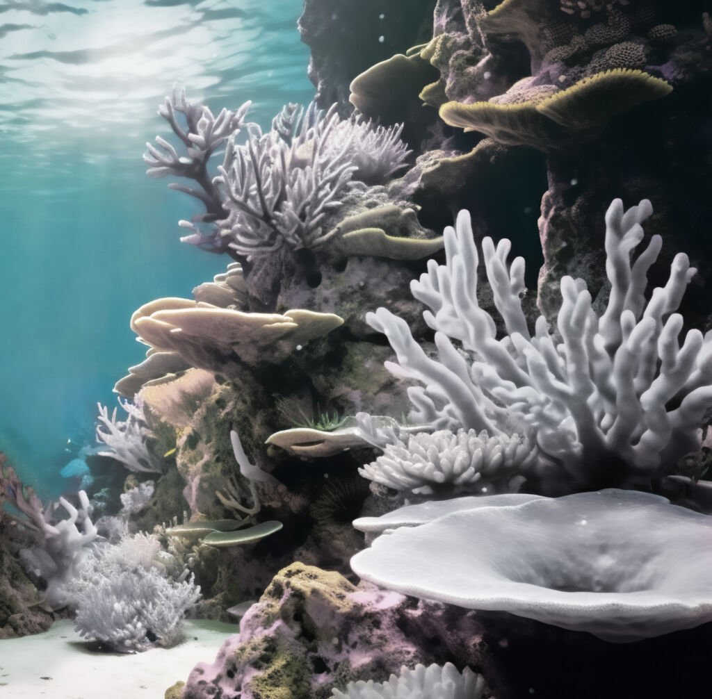 Examples of Coral Bleaching in 2024