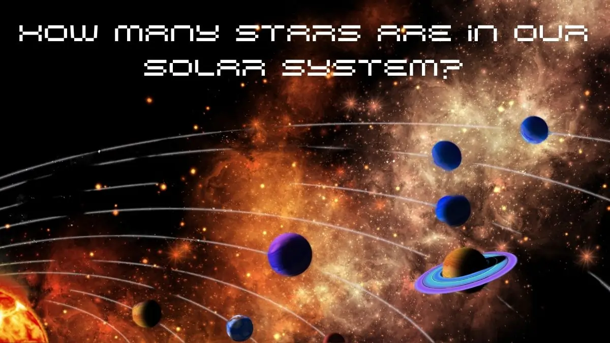 How many stars are in our solar system
