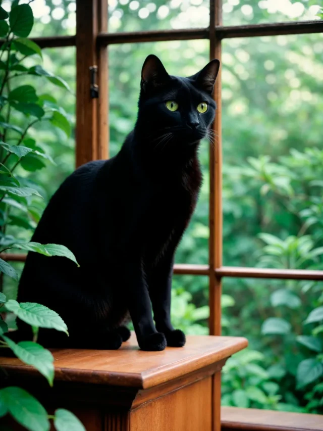 Top 8 Breathtaking Black Cat Breeds with Green Eyes