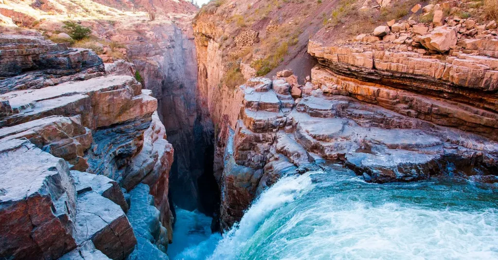 Cotahuasi Canyon, Peru – One of the deepest canyons in the world, featuring dramatic cliffs, rushing waterfalls, and breathtaking Andean landscapes.