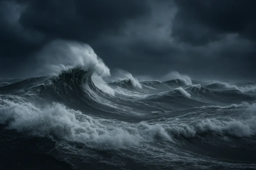 Rogue waves in the deadly North Sea.