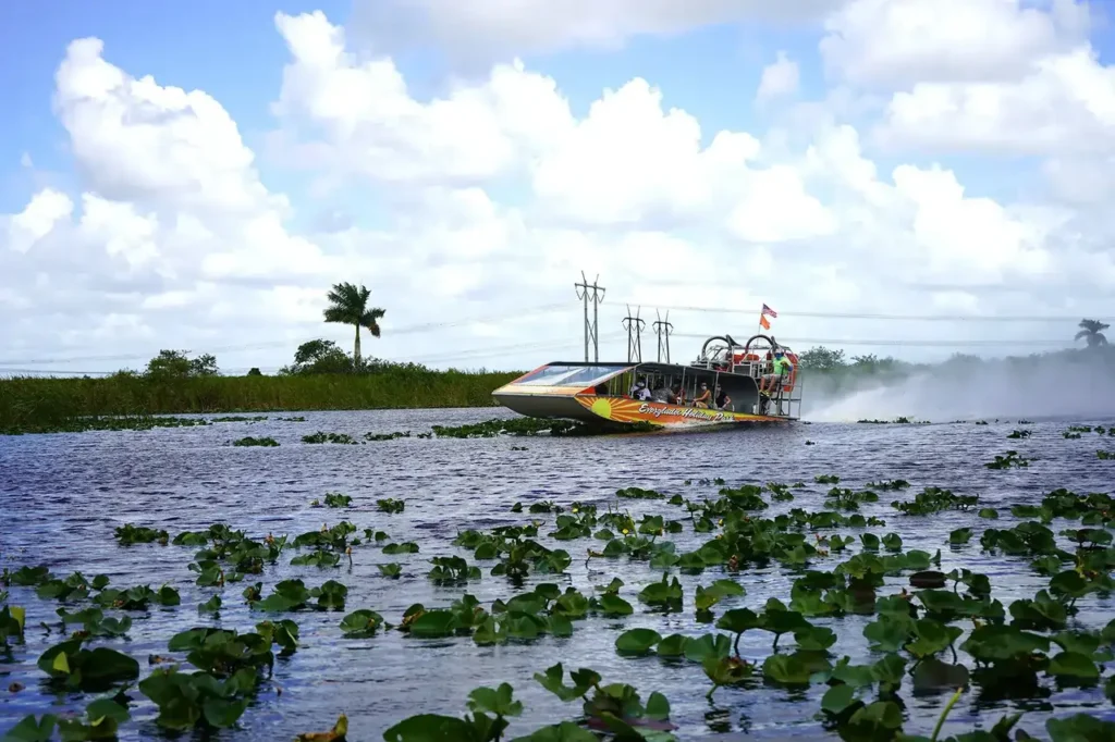 Thrilling Tourist Spots: 15 Mind-Blowing Destinations Built for Pure Adrenaline 16 Thrilling Tourist Spots - The Everglades Airboat Zones, USA